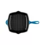 Le Creuset Чугунная сковорода-гриль квадратная 26x26 см синяя