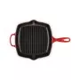 Le Creuset Ketaus grilio keptuvė kvadratinė 26x26cm raudona
