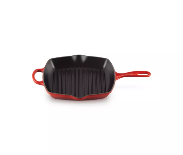 Le Creuset Čuguna grillpanna kvadrātveida 26x26cm sarkana