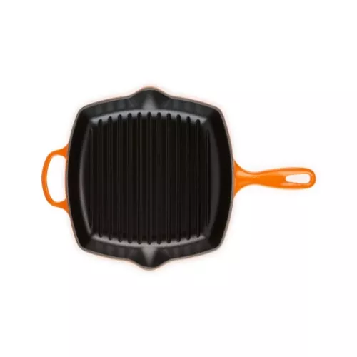 Le Creuset Čuguna grillpanna kvadrātveida 26x26cm oranža