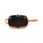 Le Creuset Ketaus grilio keptuvė kvadratinė 26x26cm oranžinė