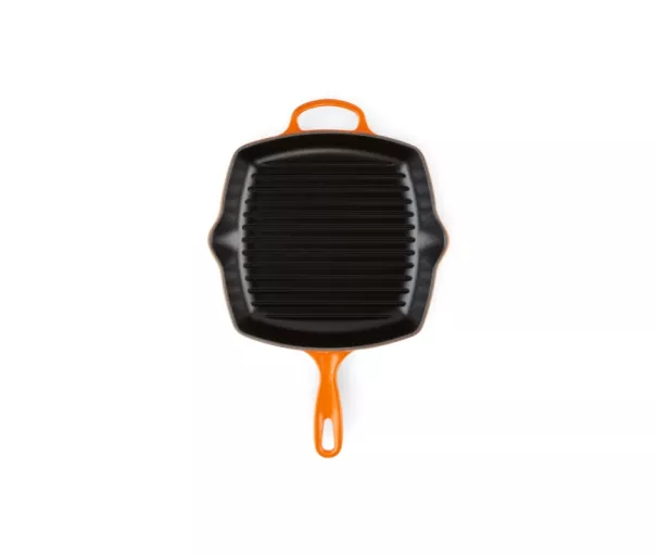 Le Creuset Cast iron grill pan square 26x26cm orange
