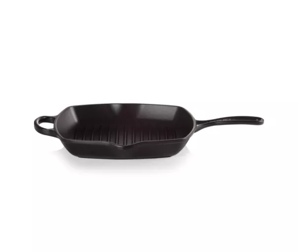 Le Creuset Cast iron grill pan square 26x26cm mat black