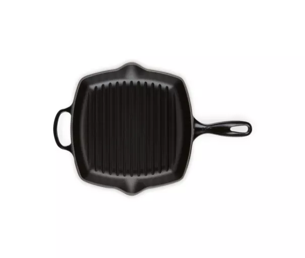 Le Creuset Cast iron grill pan square 26x26cm mat black
