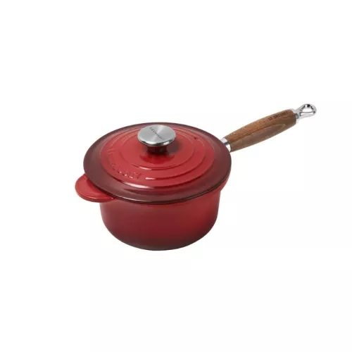 Cast iron sauce pan Ø18cm / 1.8L red