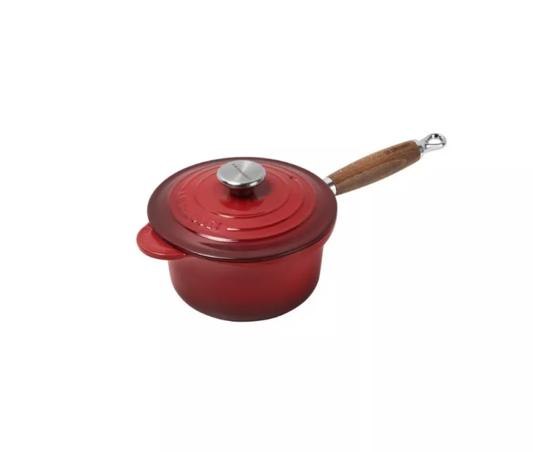 Cast iron sauce pan Ø18cm / 1.8L red