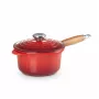 Cast iron sauce pan Ø18cm / 1.8L red