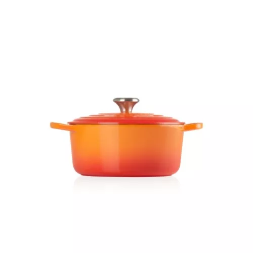 Le Creuset Ketaus apvalus puodas Ø24cm / 4,2L oranžinis