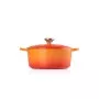 Le Creuset Valurauast ümmargune pott Ø24cm / 4,2L oranž