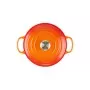 Le Creuset Valurauast ümmargune pott Ø24cm / 4,2L oranž