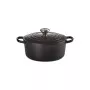 Le Creuset Čuguna katls apaļš Ø26cm / 5,3L matēts melns
