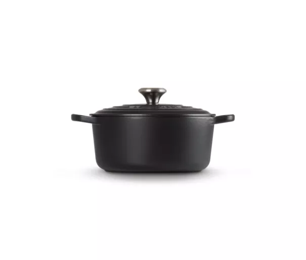 Le Creuset Ketaus puodas apvalus Ø26cm / 5,3L matinis juodas