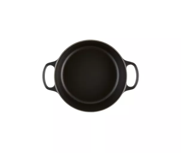 Le Creuset Ketaus puodas apvalus Ø26cm / 5,3L matinis juodas