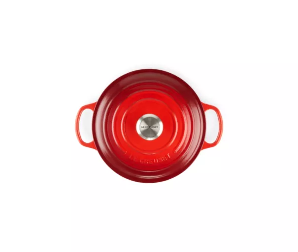Le Creuset Ketaus puodas apvalus Ø26cm / 5,3L raudonas