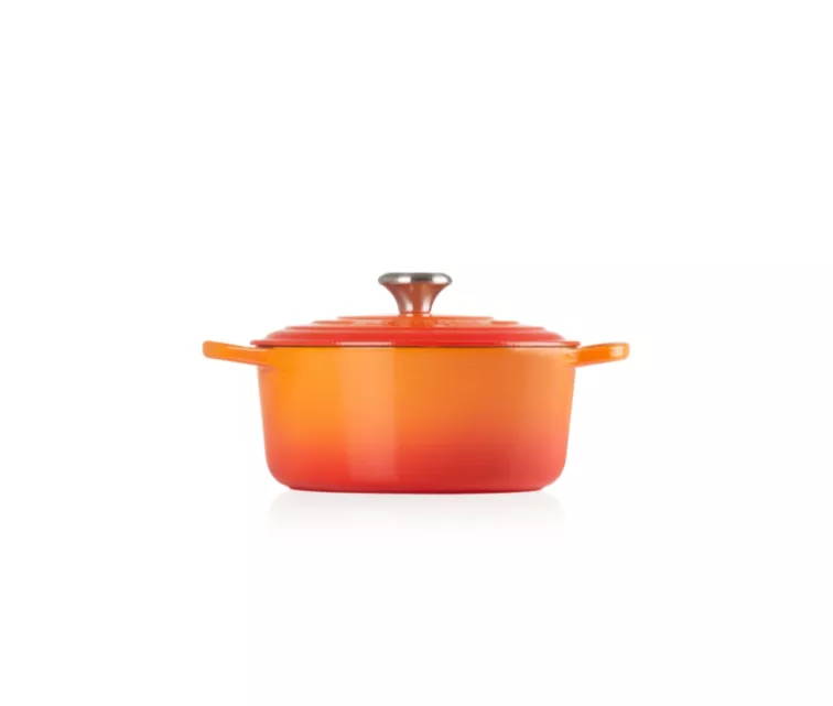 Le Creuset Чугунная кастрюля круглая Ø26см / 5,3л оранжевая
