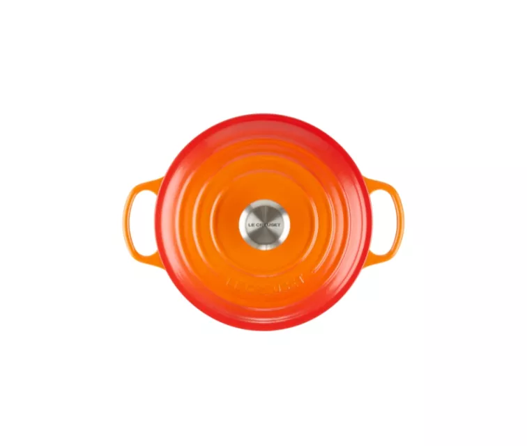 Le Creuset Чугунная кастрюля круглая Ø26см / 5,3л оранжевая