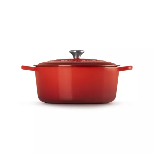 Cast iron pot round Ø34cm / 12L red