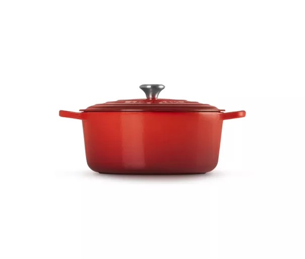 Čuguna katls apaļš Ø34cm / 12L sarkans