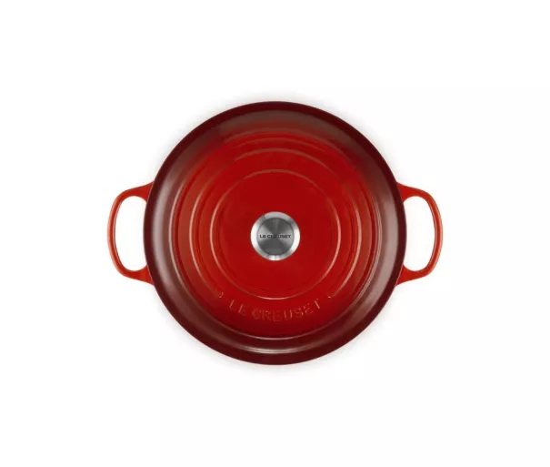 Čuguna katls apaļš Ø34cm / 12L sarkans