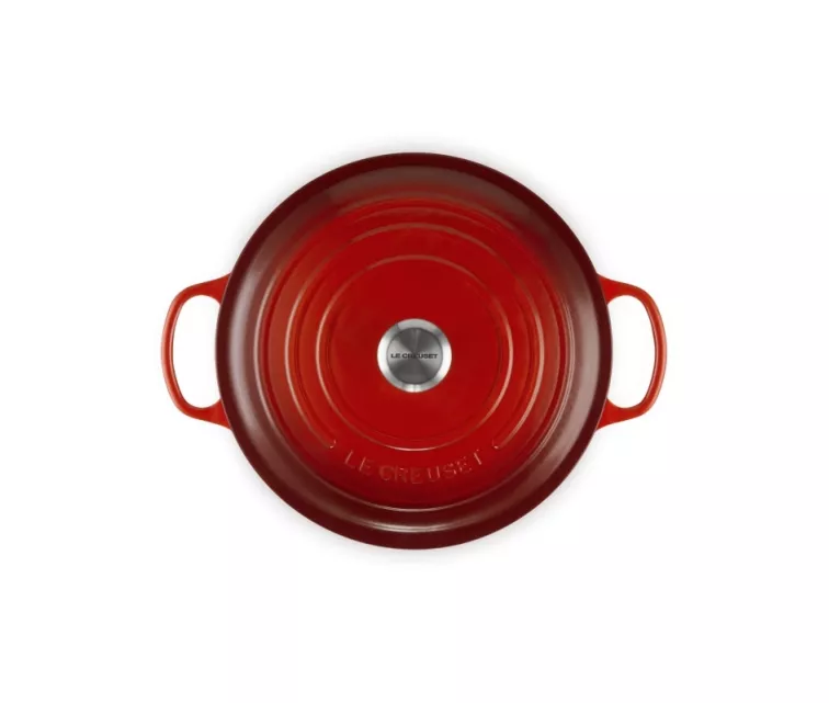 Čuguna katls apaļš Ø34cm / 12L sarkans