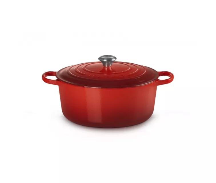 Čuguna katls apaļš Ø34cm / 12L sarkans