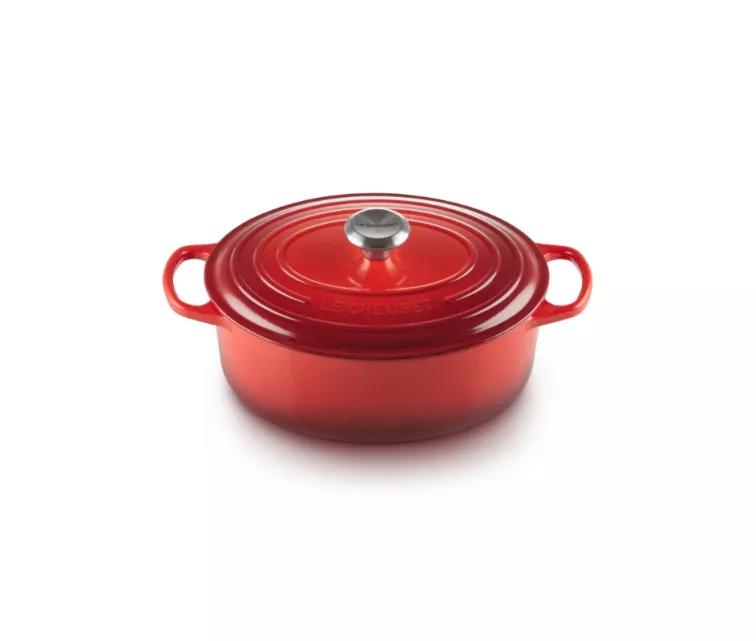 Le Creuset Кастрюля чугунная овальная 27см/4,1л красная