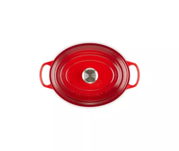 Le Creuset Ketaus puodas ovalus 27cm / 4,1L raudonas