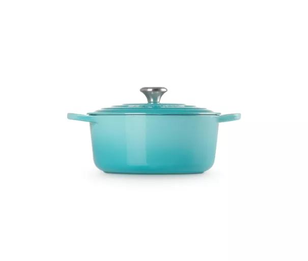 Le Creuset Ketaus puodas apvalus Ø26cm / 5,3L šviesiai mėlynas