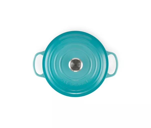 Le Creuset Ketaus puodas apvalus Ø26cm / 5,3L šviesiai mėlynas