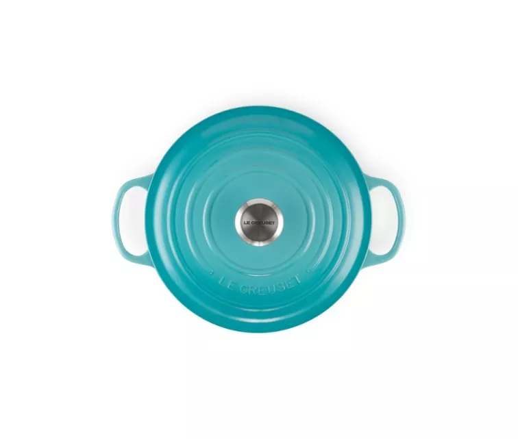 Le Creuset Cast iron pot round Ø26cm / 5,3L light blue