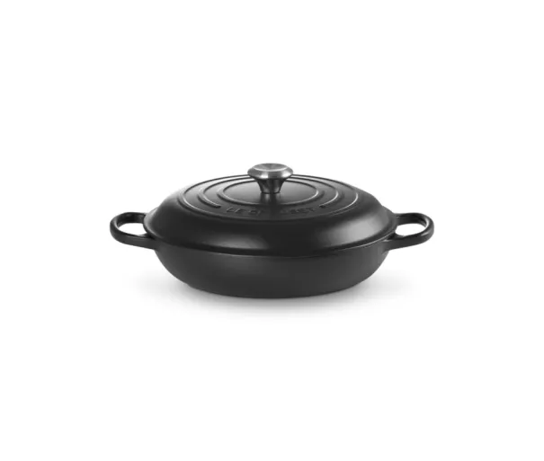 Čuguna katls sekls 30cm / 3,5L matēts melns