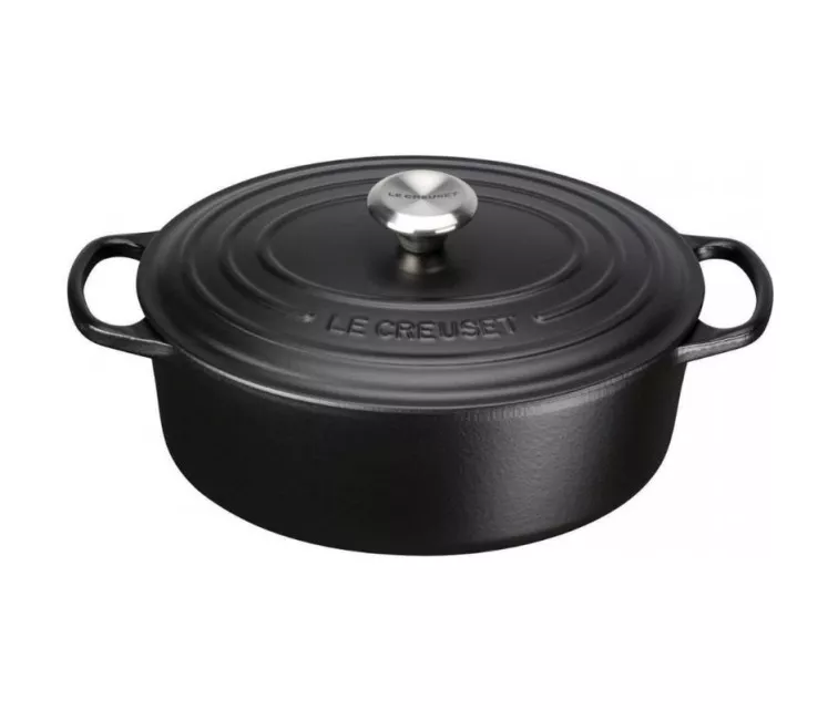Le Creuset Cast iron pot oval 31cm / 6,3L mat black