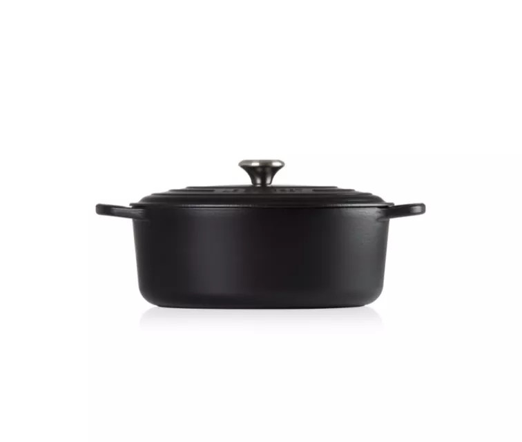 Le Creuset Cast iron pot oval 31cm / 6,3L mat black