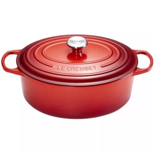 Le Creuset Cast iron pot oval 31cm / 6,3L red 