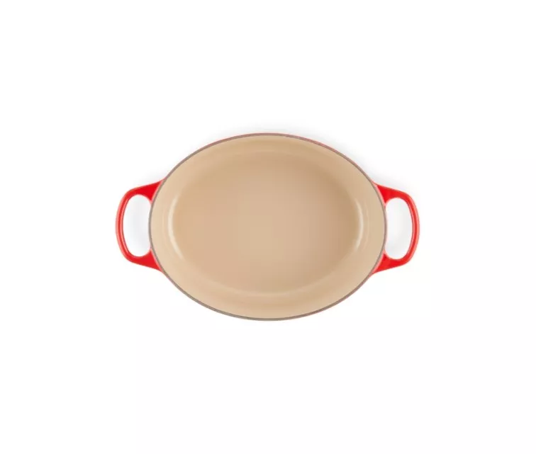 Valurauast pott ovaalne 31cm / 6,3L punane