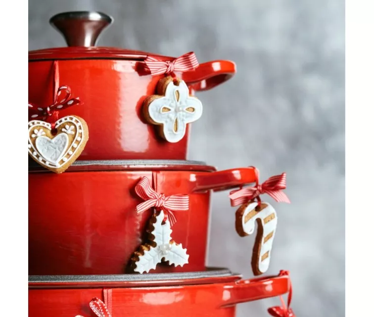 Valurauast pott ovaalne 31cm / 6,3L punane