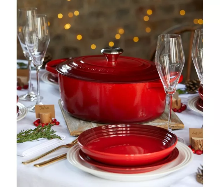 Valurauast pott ovaalne 31cm / 6,3L punane