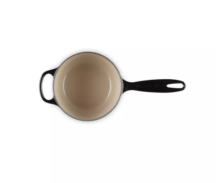 Ketaus puodas padažui Ø16cm / 1.5L juodas