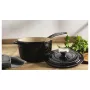 Ketaus puodas padažui Ø16cm / 1.5L juodas