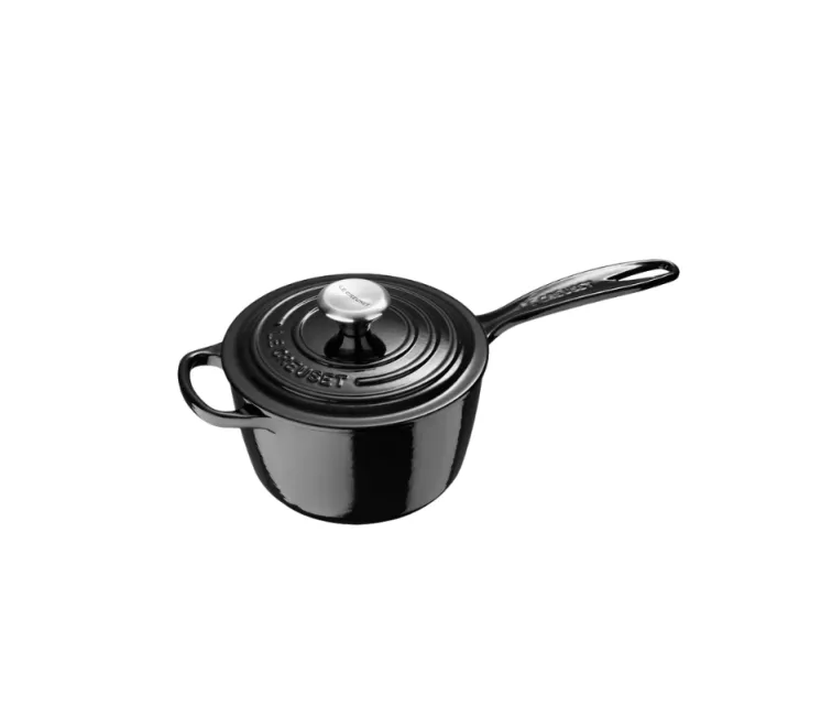 Ketaus puodas padažui Ø16cm / 1.5L juodas