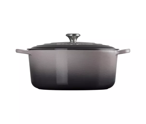 Ketaus puodas apvalus Ø34cm / 12L pilkas
