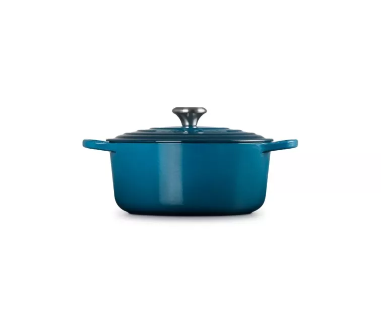 Le Creuset Cast iron pot round Ø26cm / 5,3L blue