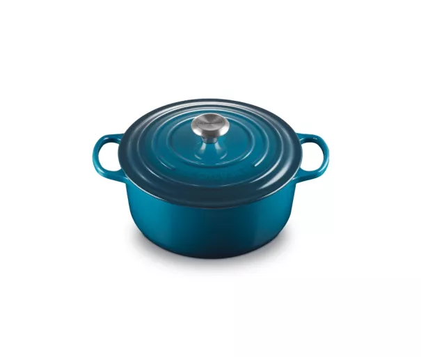 Le Creuset Cast iron pot round Ø26cm / 5,3L blue