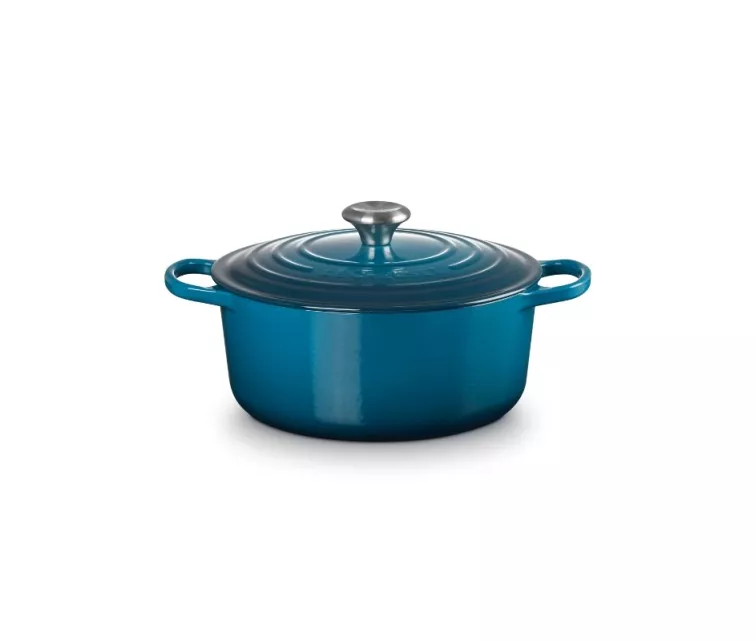 Le Creuset Čuguna katls apaļš Ø24cm / 4,2L zils