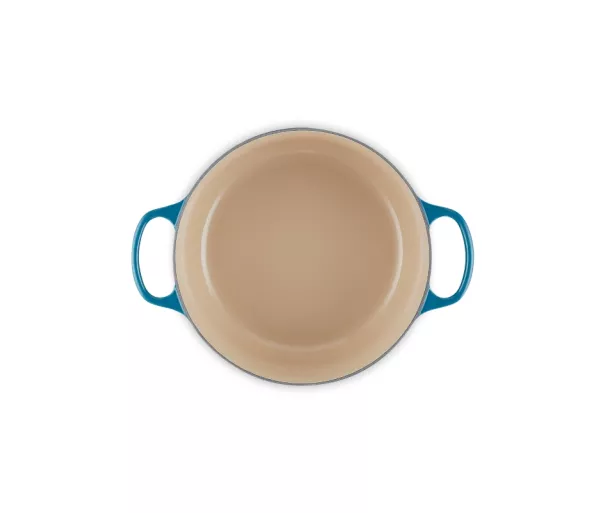 Le Creuset Ketaus apvalus puodas Ø24cm / 4,2L mėlynas