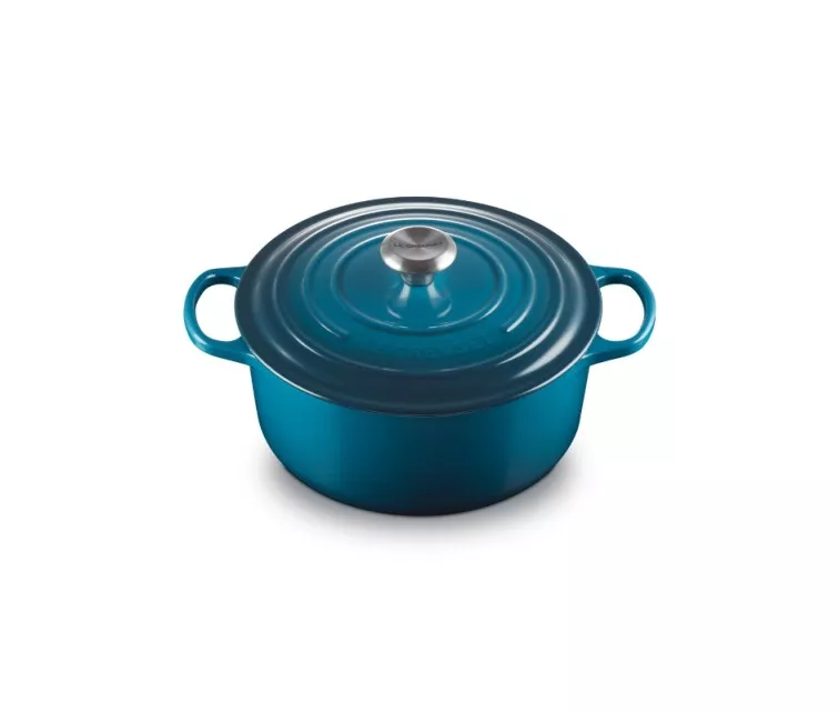 Le Creuset Čuguna katls apaļš Ø24cm / 4,2L zils