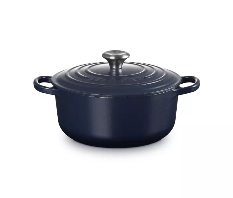 Le Creuset Чугунный горшок круглый Ø20см / 2,4л темно-синий