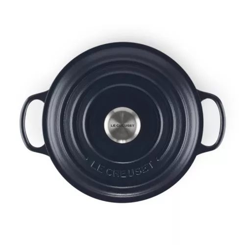 Le Creuset Чугунный горшок круглый Ø20см / 2,4л темно-синий