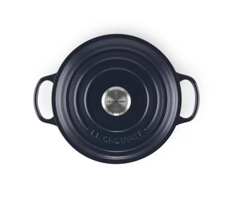 Le Creuset Чугунный горшок круглый Ø20см / 2,4л темно-синий
