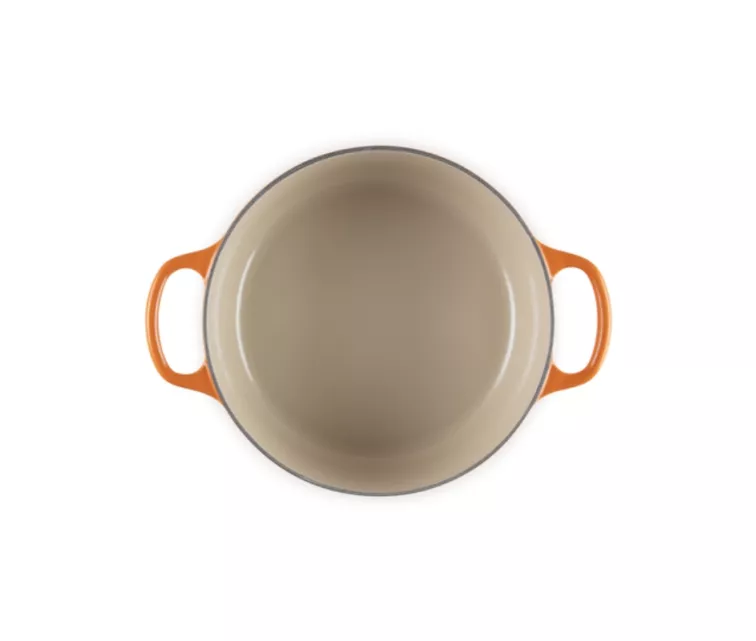 Čuguna katls apaļš Ø34cm / 12L oranžs